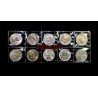 50 Paise Gem Unc Rare Copper Nickel Commemorative Coins Set of 10 Coins