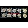 50 Paise Gem Unc Rare Copper Nickel Commemorative Coins Set of 10 Coins