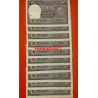 SOLD OUT: 1 Rupee Rare I G Patel 10 Serial Banknotes from Same Bundle