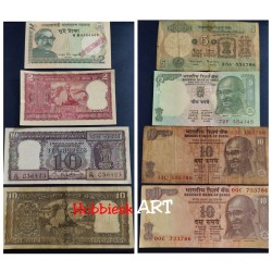 Combo of 8 Different Banknotes
