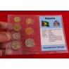 Extremely Rare 7 Coins Set of Co-operative Republic of Guyana.