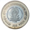 10 Rupees International day of Yoga Bi-Metallic Unc Coin