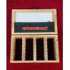 High Quality Imported Wooden Coin Storage Box with 100 Rectangular shaped holders with Guaranteed Gift Worth 300/- Rupees