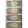 Extremely Rare USA 1 Dollar  Uncut Sheet in Exclusive folder with Certificate of Authenticity