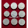 SKU: 701 Lowest Price Guaranteed: Set of 9 Aluminium Coins combo at Aunc to Unc Condition