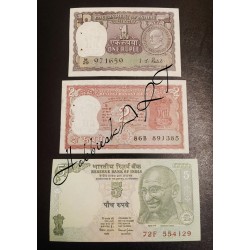 Combo of 3 Unc Banknotes in...