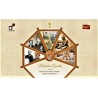 Extremely Rare Special Set of  Mahatma Gandhi 150 Rupees Proof Silver Coin with Odd Shaped Stamps/FDC/100 Coins
