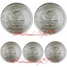 2 Rupees 5 Gem Unc Commemorative Coins of Commonwealth Games - Delhi 2010 of Noida Mint at Lowest Price