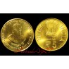 5 Rupees Gem Unc coin of Birth Centenary of  Rani Gaidnilu (Hyderbad Mint)