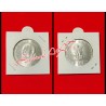 10 Rupees  Rare Gem Unc Rotation Error Silver Coin of Mahatma Gandhi with 2 Free Error Coins