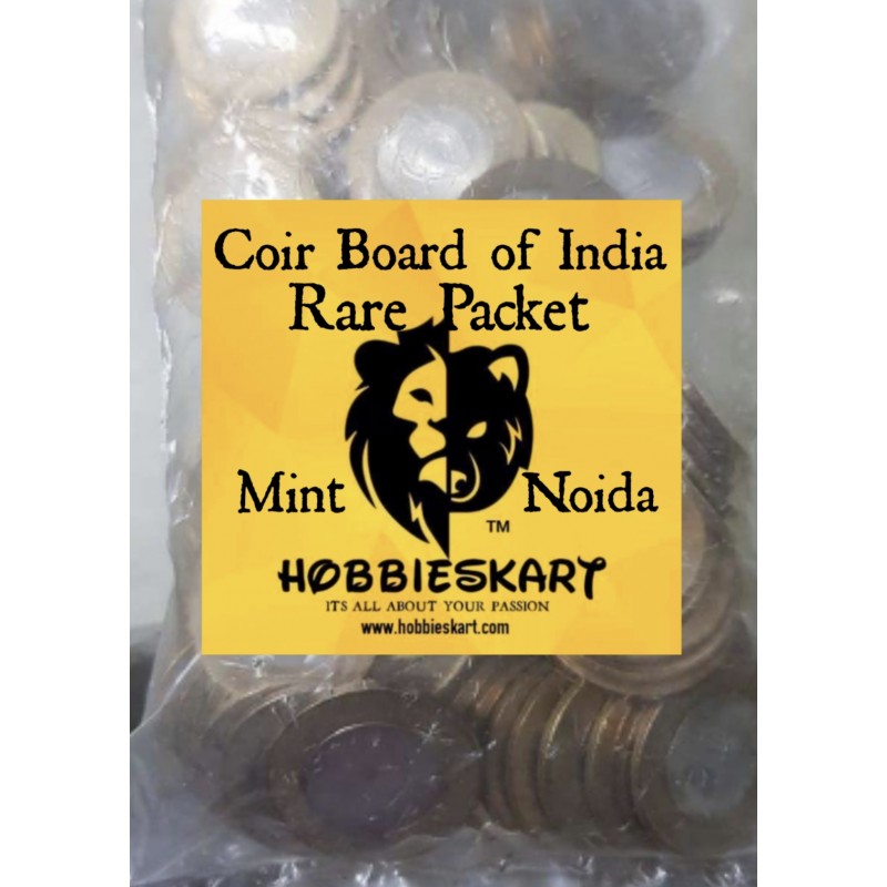 10 Rupees Coir Board of India Noida Mint 100 Coins RBI Sealed Packet