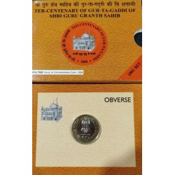 10 Rupees Rare Gur Ta Gaddi Single Coin blister Pack of Hyderabad Mint