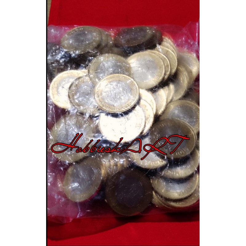 10 Rupees 3rd INDIA-AFRICA Forum Summit 100 Coins Sealed Packet of Bombay Mint