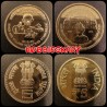 5 Rupees Extremely Rare Coins Combo of Khadi and Village CN Coin with Mysore University 1st Strike Coin