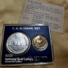 1970 Food For All 2pcs UNC Coin Set in Original Packaging with Outer Box and certificate at Lowest Price