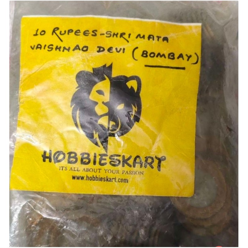 10 RS Mata Vaishnao Devi 100 Coins Sealed Packet at Lowest Price (B)