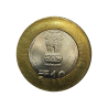 10 Rupees Rare  Die Filled error coins of Gandhi return from South Africa Hyderbad Mint Unc Coins at Lowest Price