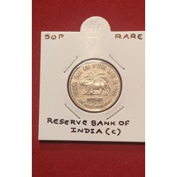 50 Paise Rare Coin of...