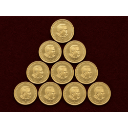 5 Rupees 10 Gem Unc Coins of Perarignar Anna Hyderabad Mint 10 Scarce Coins at Lowest Price