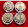 2 Rupees Commemorative Coins Combo in BUNC Condition