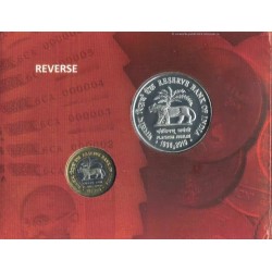 2010 - Reserve Bank of India Platinum Jubilee - UNC Set - Rare - Hyderabad Mint set at Lowest Price